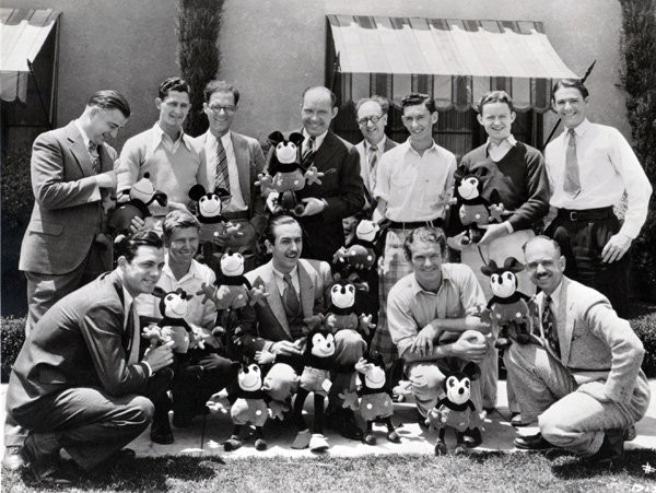 Disney studio group photo