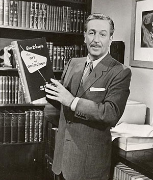 Walt with book